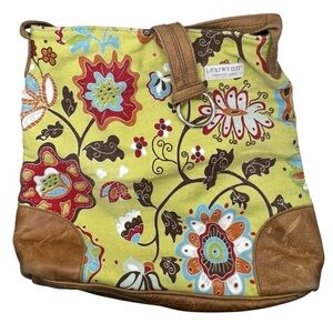 Lexi Wynn Women’s shoulder bag - Floral & Leather